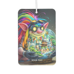 Fantasy Cute Troll Making City Car Air Freshener