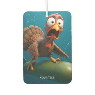 Fantasy Cute Turkey Sea Torpedo Car Air Freshener