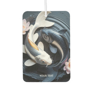 Fantasy Cute Two Koi Fish Car Air Freshener