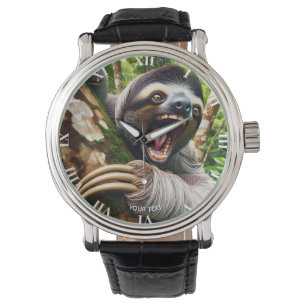 Fantasy Cute Very Angry Sloth Watch