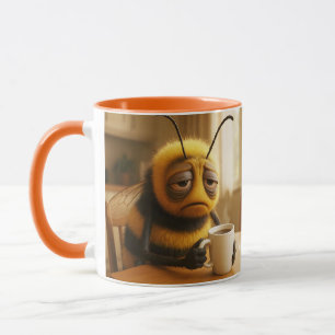 Fantasy Cute Very Tired Bee Mug