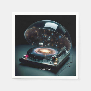 Fantasy Cute Vinyl Player Space Napkin