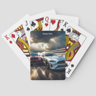 Fantasy Cute Vivid Cars Big Race Playing Cards