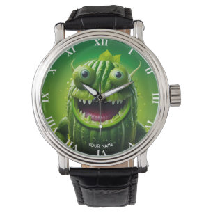 Fantasy Cute Vivid Cucumber Funny Creature Watch