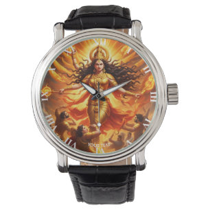 Fantasy Cute Vivid Goddess Durga Battle Watch
