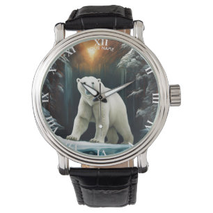 Fantasy Cute Vivid Majestic Polar Bear Watch