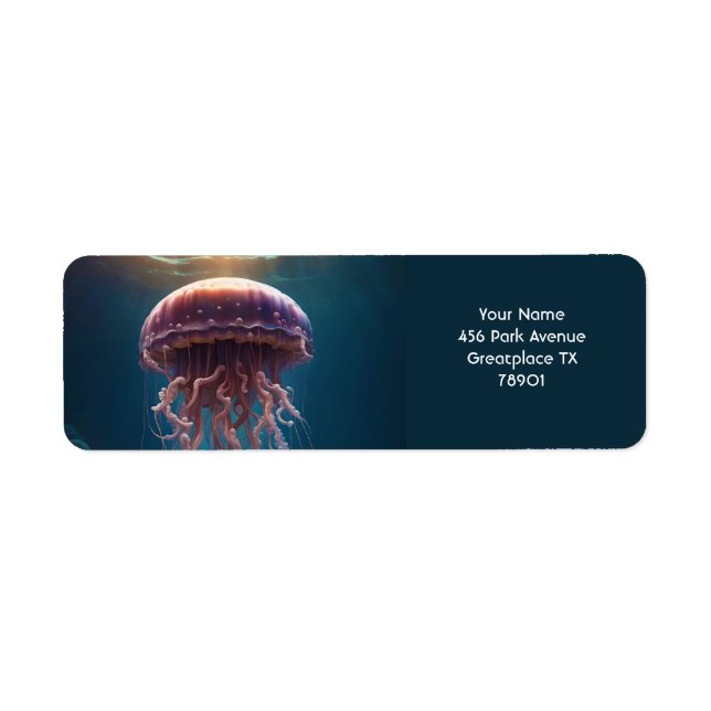 Fantasy Cute Vivid Sea Big Jellyfish (Front)