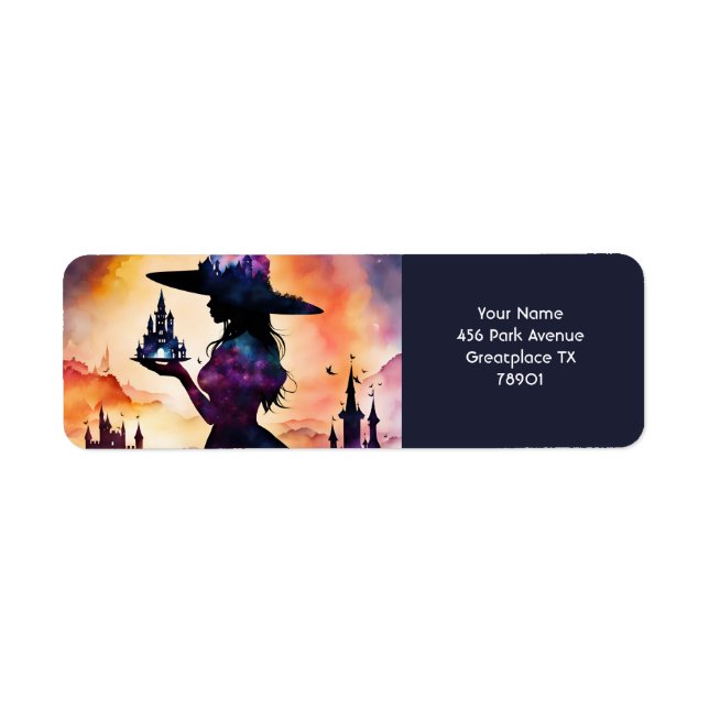 Fantasy Cute Vivid Witch Double Exposure (Front)