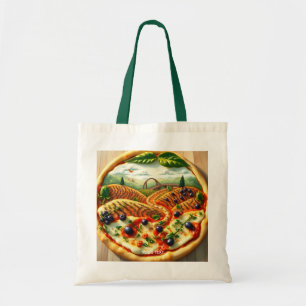 Fantasy Cute Whimsical Italian Landscape Tote Bag