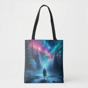 Fantasy Cute Winter Path Snow Tote Bag