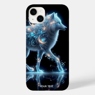 Fantasy Cute Wolf Blue Reflection Case-Mate iPhone 14 Plus Case
