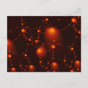 Fantasy dark background postcard