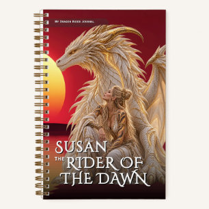 Fantasy Dawn Dragon Mythical Adventure Notebook