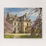 Fantasy Decaying French Chateau in Springtime Jigsaw Puzzle<br><div class="desc">Slowly falling into ruins but still majestically beautiful dream fantasy abandoned French chateau surrounded by Springtime landscape.</div>