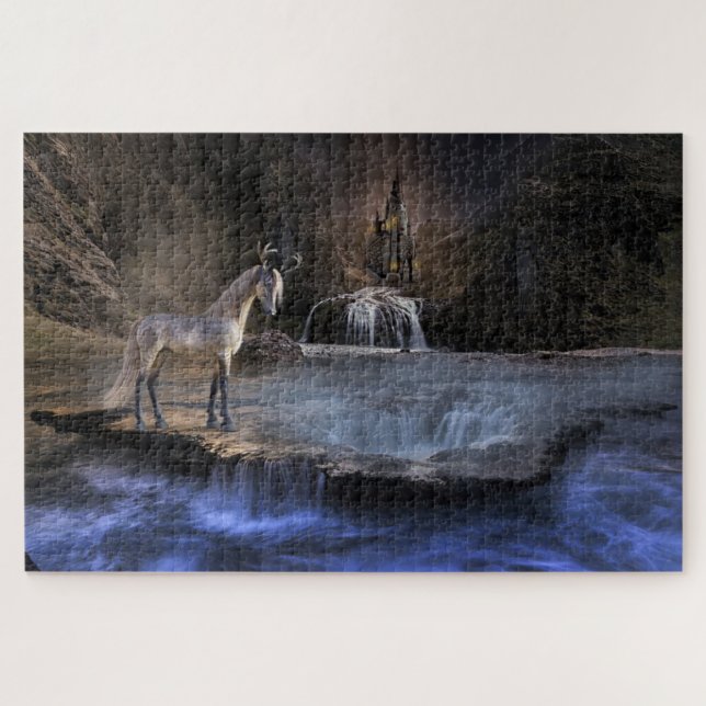 Fantasy Deer/Horse Jigsaw Puzzle (Horizontal)