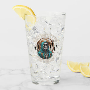 Fantasy Design Grim Reaper Motivation Glass