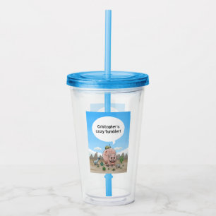 Fantasy Dinosaurs Acrylic Tumbler