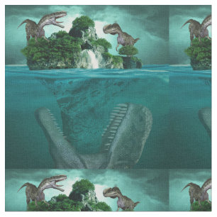 Fantasy Dinosaurs Fabric