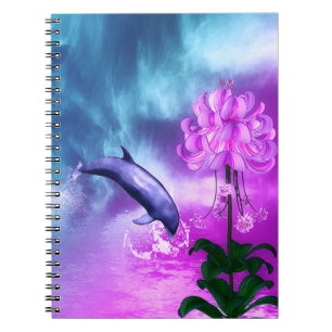 Fantasy Dolphin Spiral Notebook