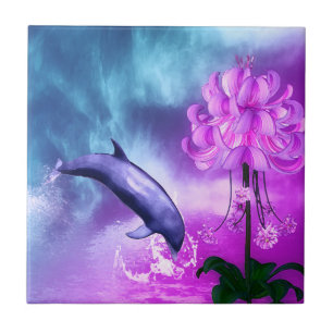 Fantasy Dolphin Tile