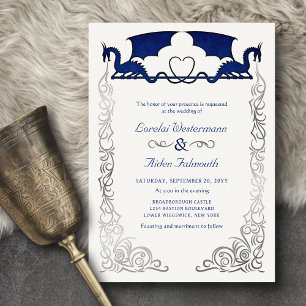 Fantasy Dragon Blue Wedding