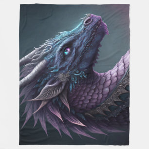 "Fantasy Dragon" Fleece Blanket