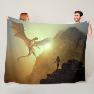 FANTASY DRAGON FLEECE BLANKET