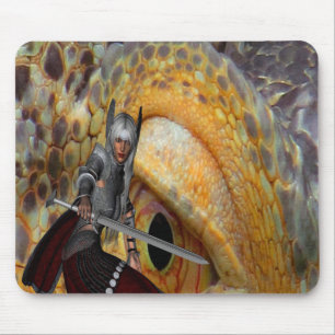 Fantasy Dragon Folk Tale Mouse Pad