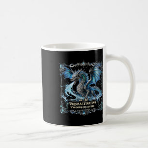Fantasy Dragon Gamer Procrastination Side Quest Gr Coffee Mug
