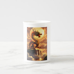 "Fantasy Dragon Mug - Mythical Creature Coffee Cup