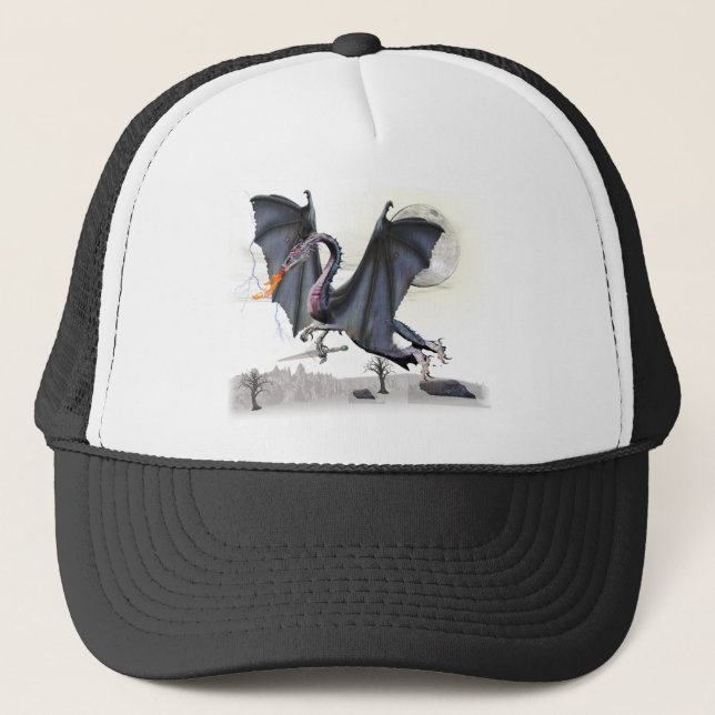 Fantasy dragon trucker hat (Front)