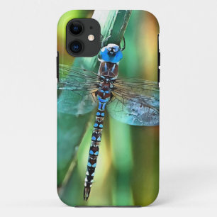 Fantasy Dragonfly In Turquoise and Black Case-Mate iPhone Case