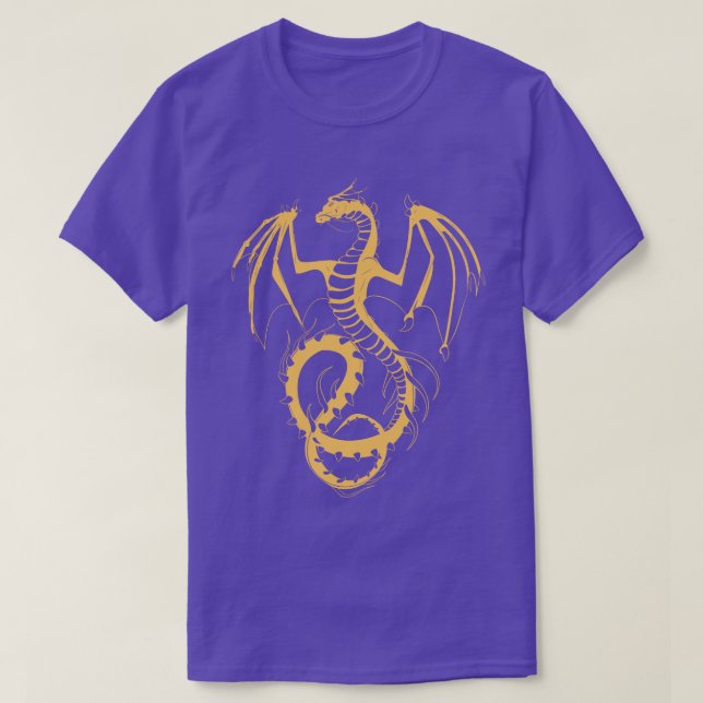 Fantasy Dragons Mystical Dragon T-Shirt (Design Front)