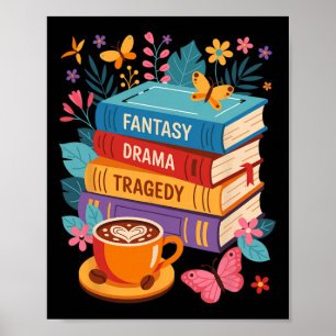 Fantasy Drama Tragedy Books Subtle Anti-trump  Poster