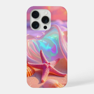 Fantasy Dream Beach With Beautiful Pink Starfish  iPhone 15 Pro Case