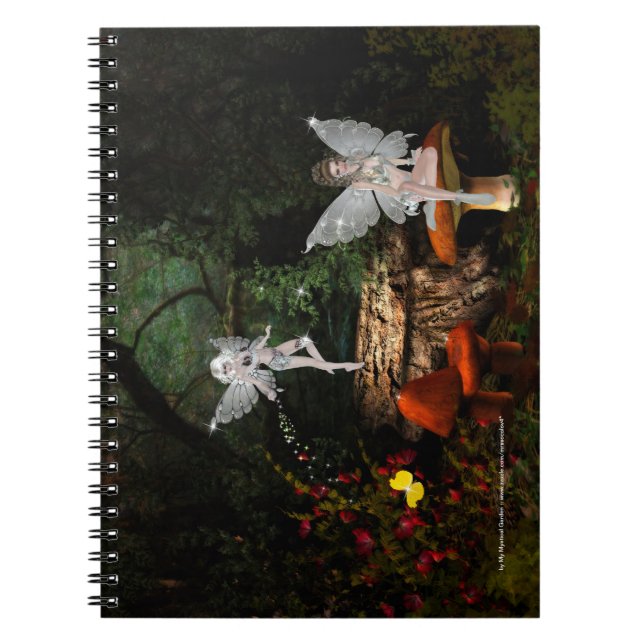 Fantasy Dream :: Fairy Dust Spiral Notebook (Front)
