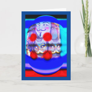 Fantasy egg holiday card