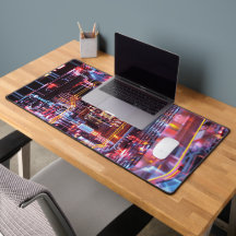 Fantasy Electro Neon Glass Laptop Digital Art