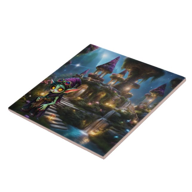 Fantasy Elf  world Tile (Side)