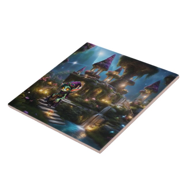 Fantasy Elf  world Tile (Side)