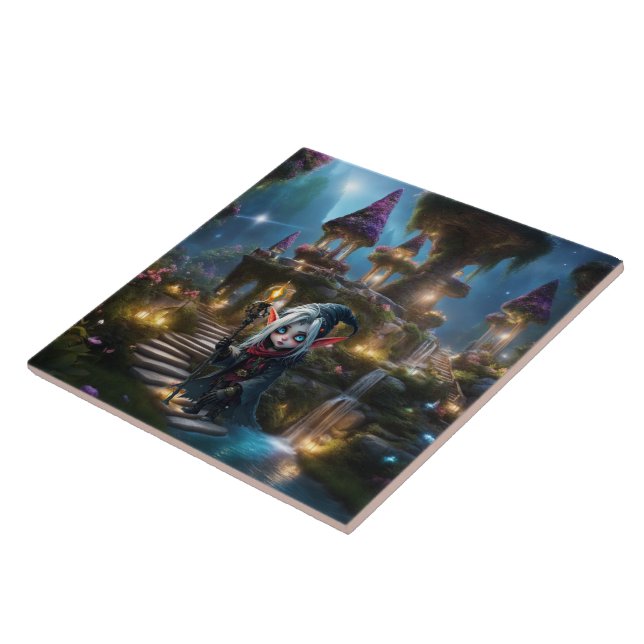 Fantasy Elf  world Tile (Side)