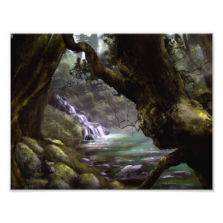 Fantasy elven forest picture / wall art