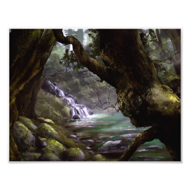 Fantasy elven forest picture / wall art (Front)