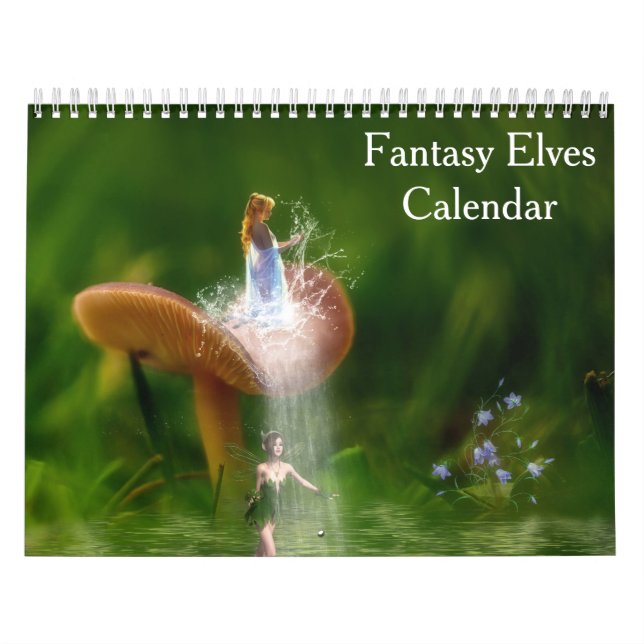 Fantasy Elves Elf 2026 Calendar (Cover)