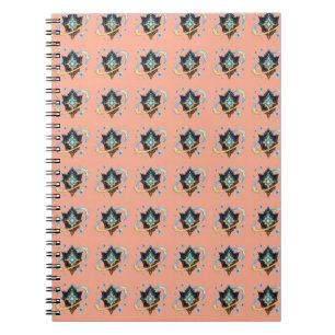 Fantasy Emblem with Floating Blades – Magical Ener Notebook