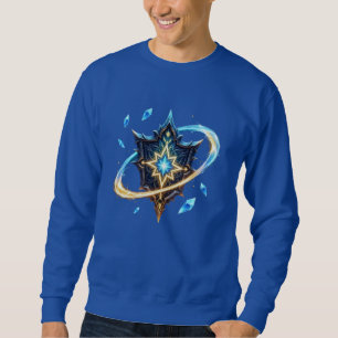 Fantasy Emblem with Floating Blades – Magical Ener Sweatshirt