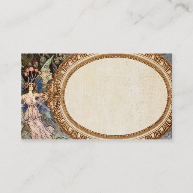 Fantasy Fairy Business Card (Front)