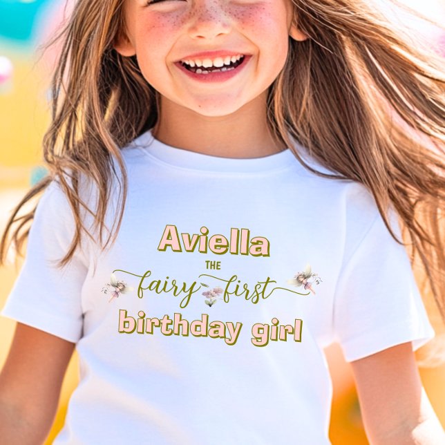 Fantasy Fairy First Wildflower  Toddler T-Shirt (Creator Uploaded)