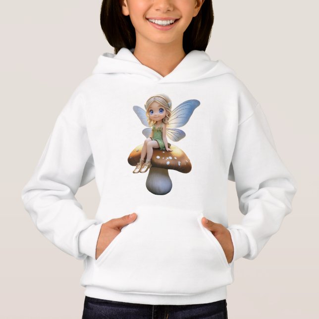 Fantasy Fairy Girl's Hoodie (Front)