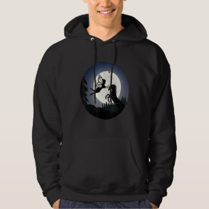 Fantasy Fairy Horse Under The Full Moon Light Hoodie